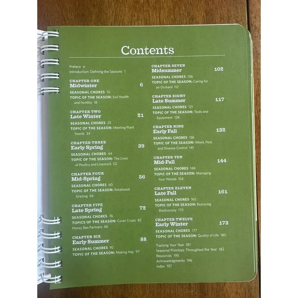 Lot of 2 Backyard Homestead Farm Animals Book & Seasonal Planner Storey